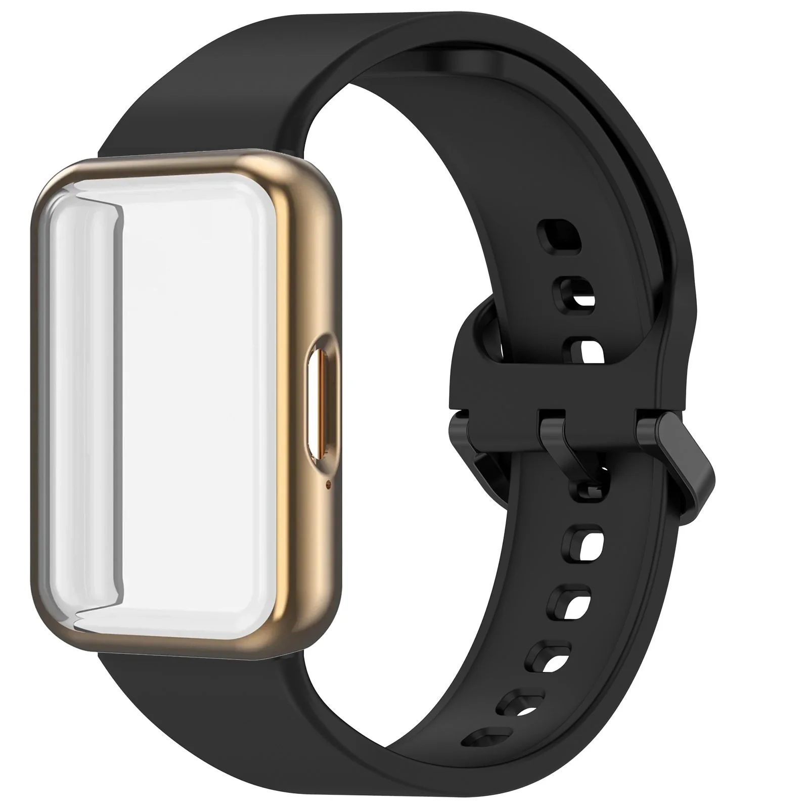 Silicone Strap and Protective Case Kit for Fitness Band Accessories