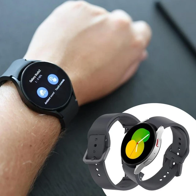 Silicone Strap For Samsung Galaxywatch 5/4 44mm 40mm Sweat-proof