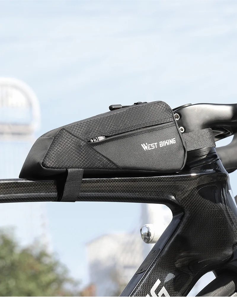 WEST BIKING Mini 3D Tragbare Ultraleichte Fahrrad-Oberrohr- & Rahmentasche 0,5L/1L Fahrradzubehör für Rennräder/Mountainbikes Pendler – Detail 22