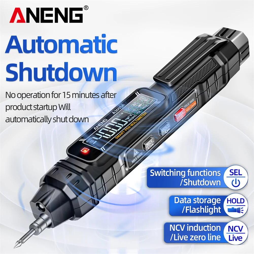ANENG A/B  Ƽ   4000 īƮ,  跮  ڵ AC/DC   ̿ ׽ , A3005