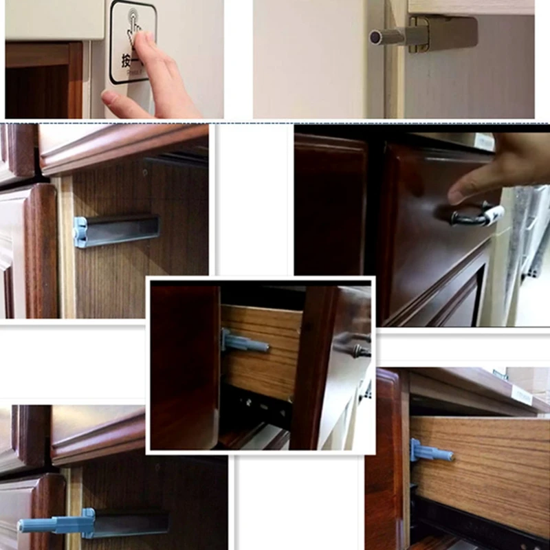 Push To Open Magnetic Drawer Cabinet Cupboard Door Catch Damper Amortisseur Plastic Metal Housing magnetic cabinet catches,door catches,magnetic cabinet latches,cabinet door latch