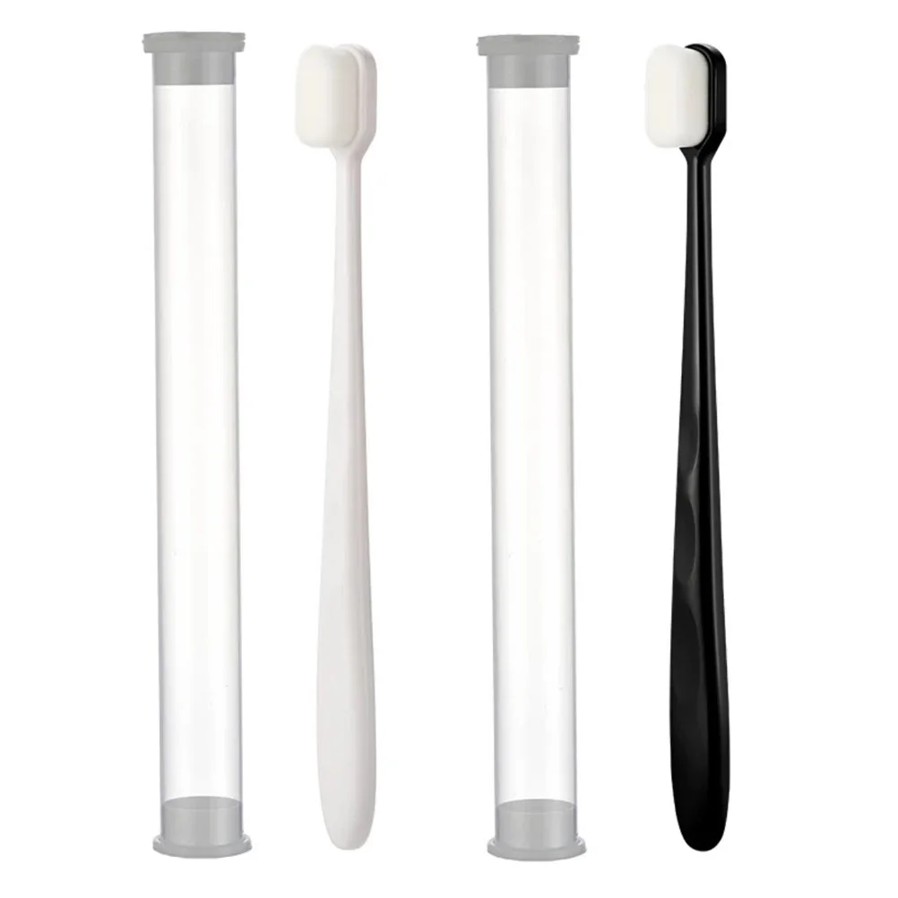 

4 PCS Toothbrush Practical Adults Cleaning Tool Soft Fur Micro-nano Bristle Toothbrushes Fiber Wool Oral Care