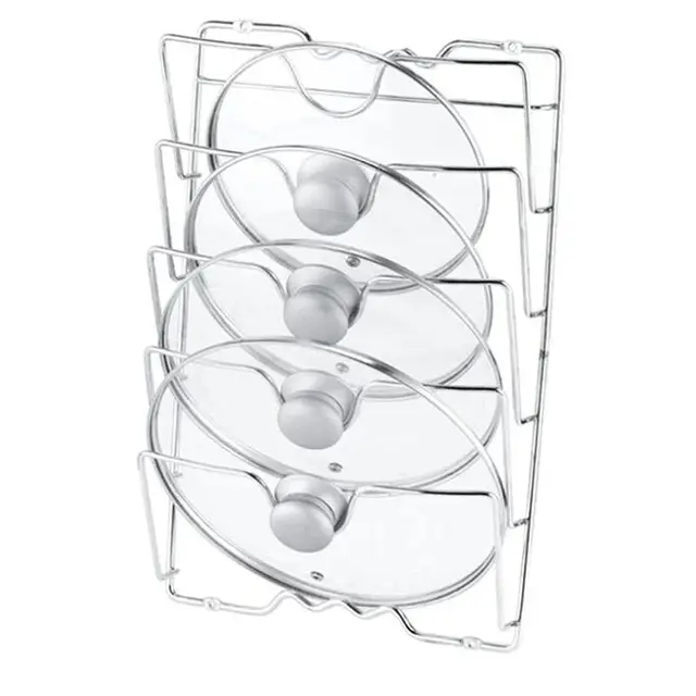 Stainless Steel Pot Lid Holder 3