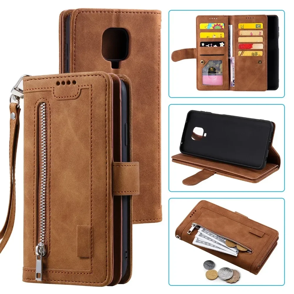 

Luxury Leather Case For Samsung Galaxy A51 A71 A31 A50 A70 A11 A21S A20 A30S A10 Zipper Card Slot Wallet Flip Book Case Cover
