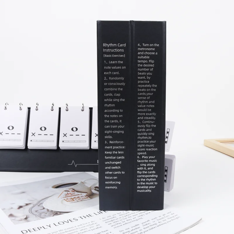 Rhythm Practice Card Visual Music Flash Card Note Training Music Teaching Props For Musical Instrument Piano Drum Guitar musical instruments accessories,music chord tool