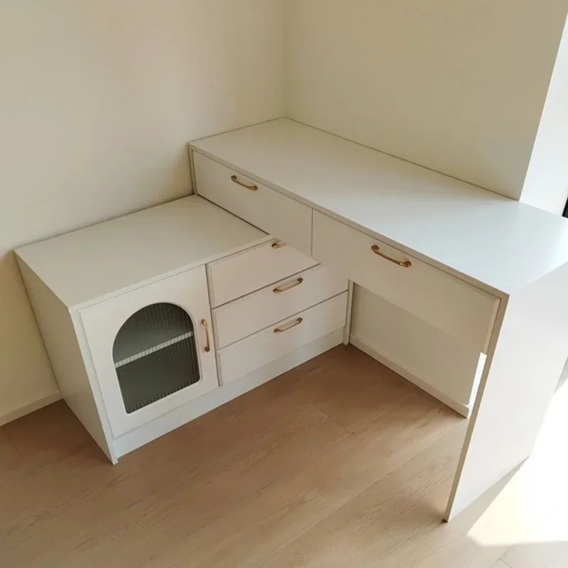 Items makeup dressing table box container drawer nordic organizer woman coiffeuse dressers luxury dressing table mobile vanity desk storage nordic wood cabinet dressing table organizer Schmink Tisch bedroom furniture