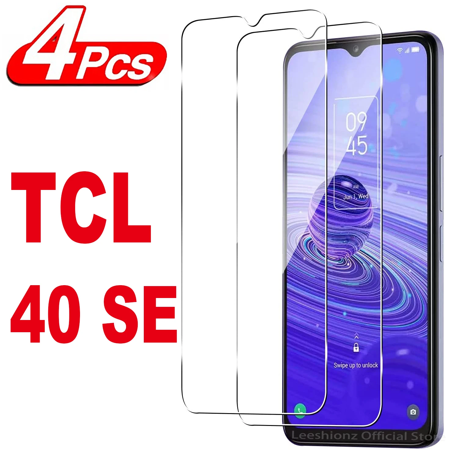 4 szt. Szkło hartowane HD dla TCL 40SE 30SE XL XE R 403 406 408 40X 40XL 40XE ekran szkło ochronne Film