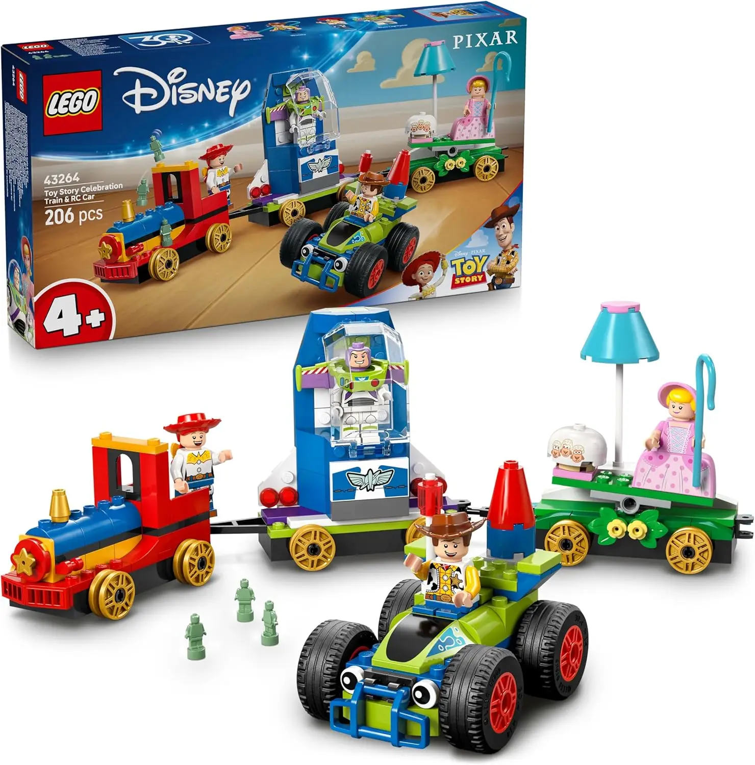 LEGO Disney Toy Story : Train, RC Car et Célébration (43264)