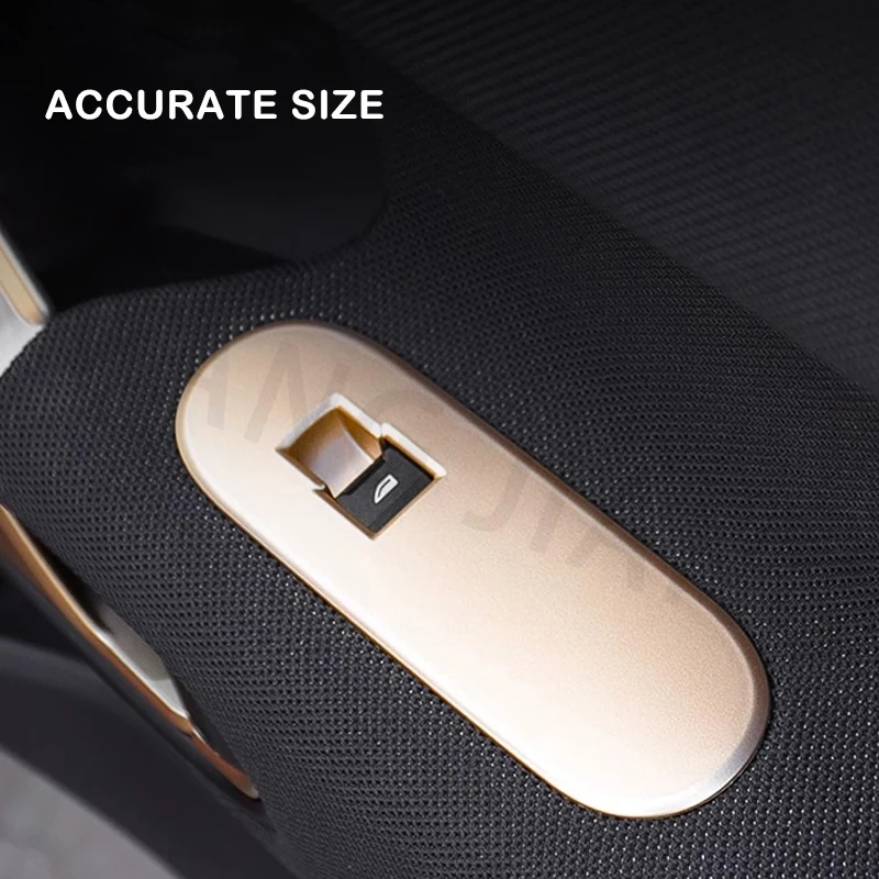 자동차 창 기중 장치 버튼 스위치 패널 커버 프레임 스티커 미니 전기 J05 Aceman 보호 인테리어 트림 액세서리