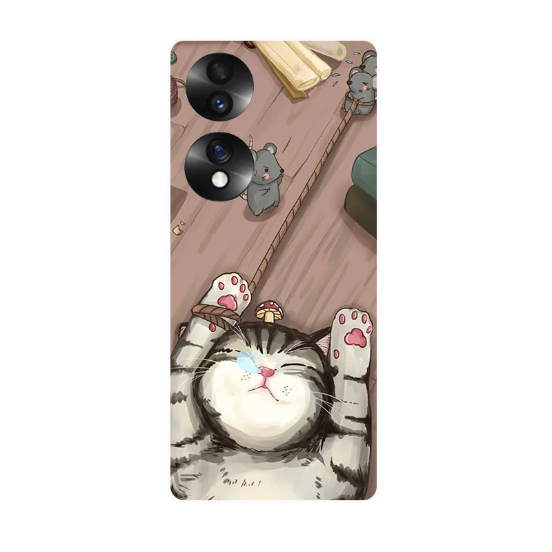 Cartoon Silicone Bumper Soft TPU Back Cover