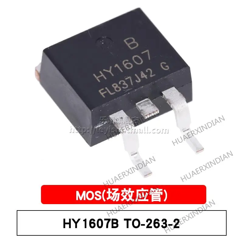 

Новые и оригинальные модели MOS HY1607B TO-263-2L HY1607 N 68V/80A, 10 шт.