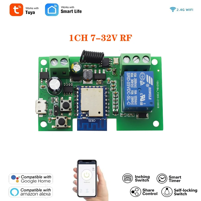 SV SONOFF - Switch WiFi, 5VDC; -10÷40°C; Interface: WiFi; 10A; SONOFF-SV