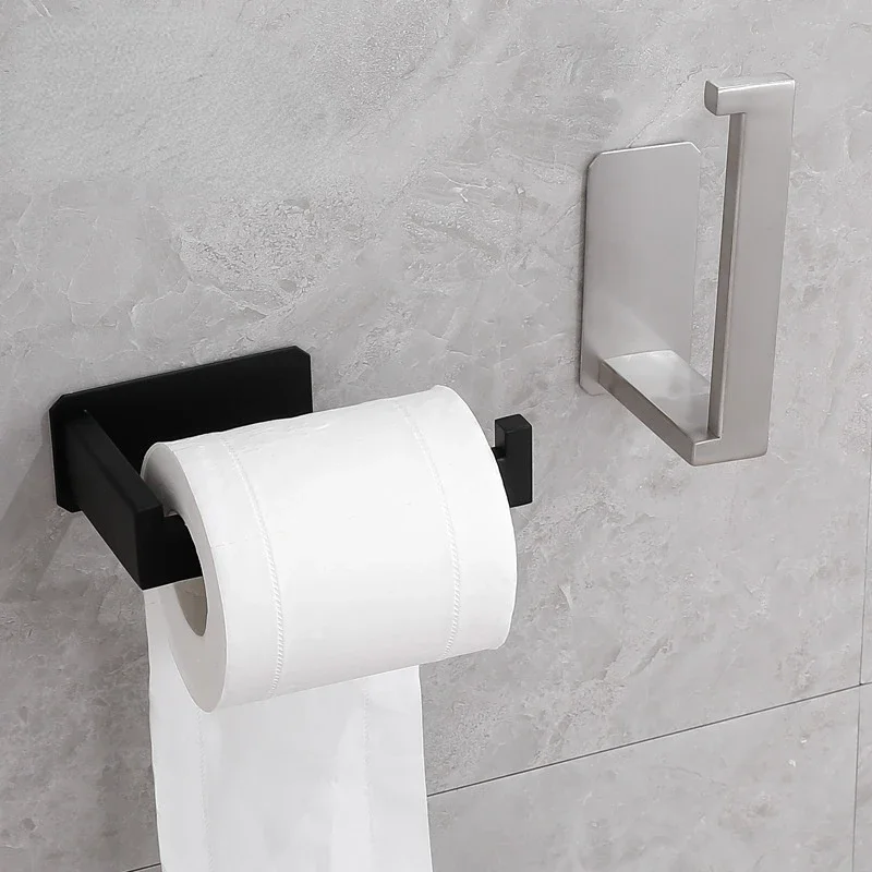 Portarrollos para Papel Higiénico, Portarrollos baño Autoadhesivo Acero  Inoxidable Soporte de Papel Adhesivo Sin Taladro Portarrollos para WC Baño  Cocina, Fácil Instalación ShuxiuWang 1327537105701