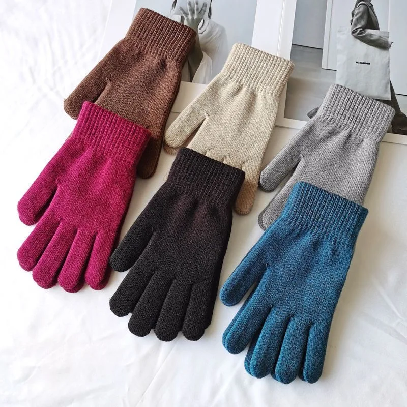 

STHM436A68-A71 Luxury Brand Designer Winter Warm Full Fingers Gloves Sports Running Ski Touch Screen Fleece Snowboard Gloves