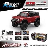 HB RC Cars R1001-2 Jeep Wrangler 4WD Off-Road Vehicle 1:10 Scale Upgraded RC Component Electric Model Children's Christmas Gift 1