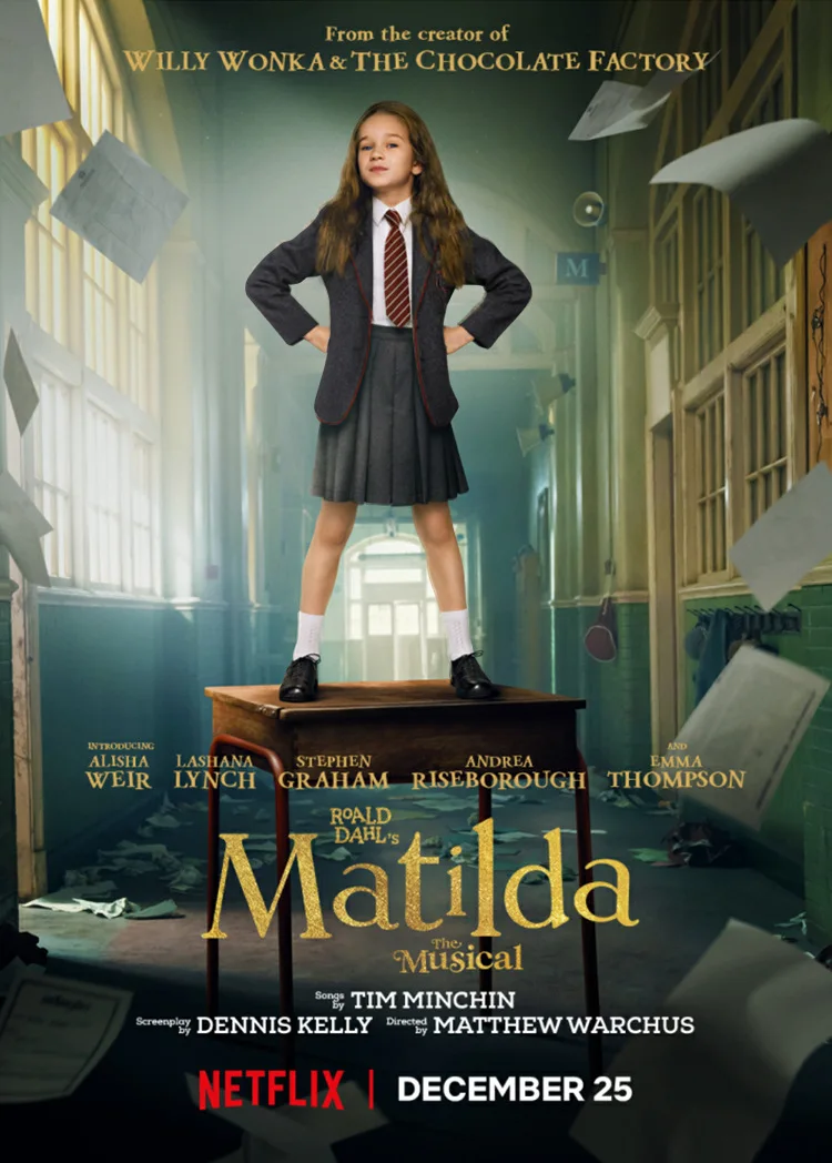 Matilda (1996 Movie)-Inspired School Uniform Cosplay Costume for Women and Girls