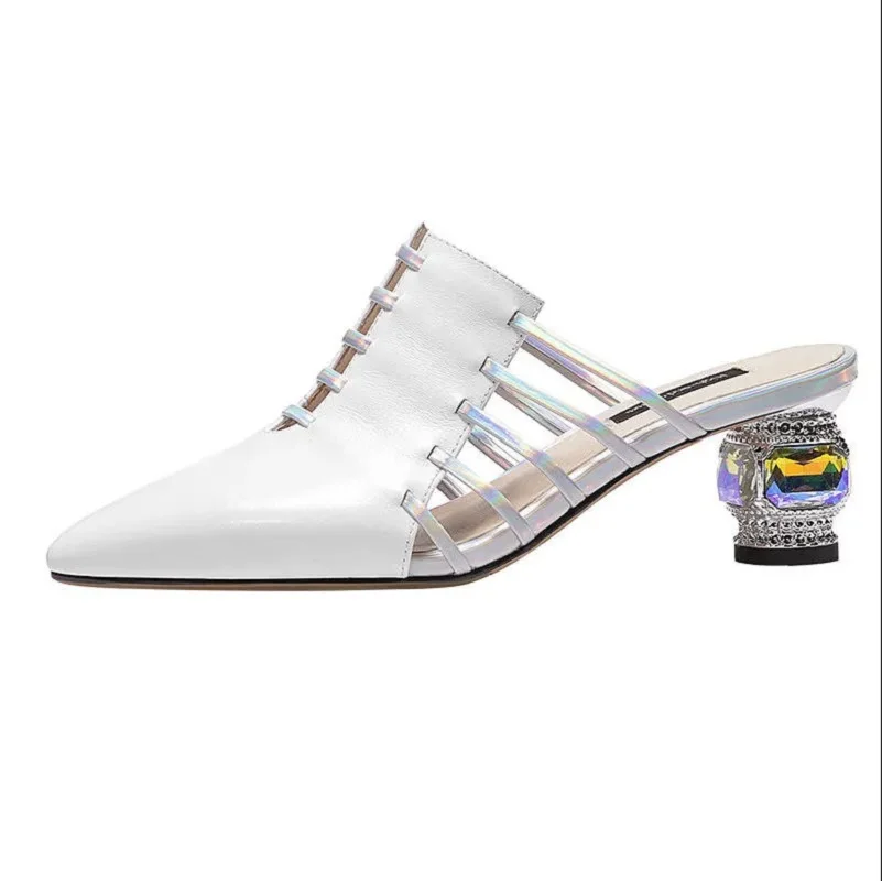 

Cresfimix Mujeres Tacones Altos/женские милые белые туфли из искусственной кожи высокого качества без застежки на каблуке; Женские повседневные милые летние туфли; A249