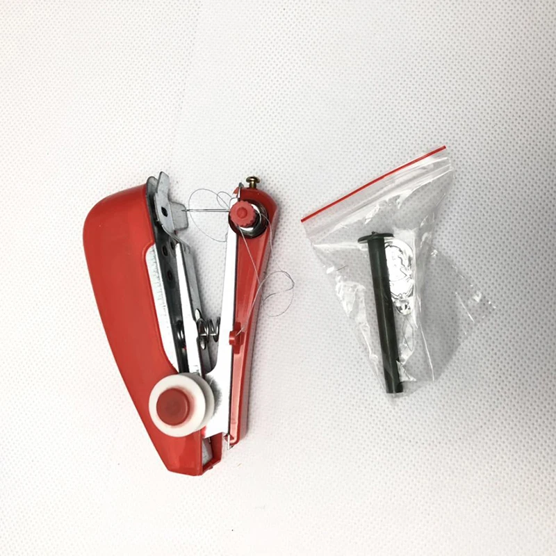 Portable Sewing Machine Small Handheld Multi Sewing Machine Household Simple Needlework Manual Crop Repair Clothes Fabric 3
