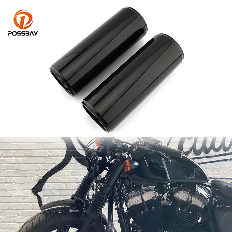 

Motorcycle Shock Absorbers Cover Front Fork Boot Tube Protector Dust Guard for Harley Sportster XL 1200X Forty-Eight 2016 - 2022