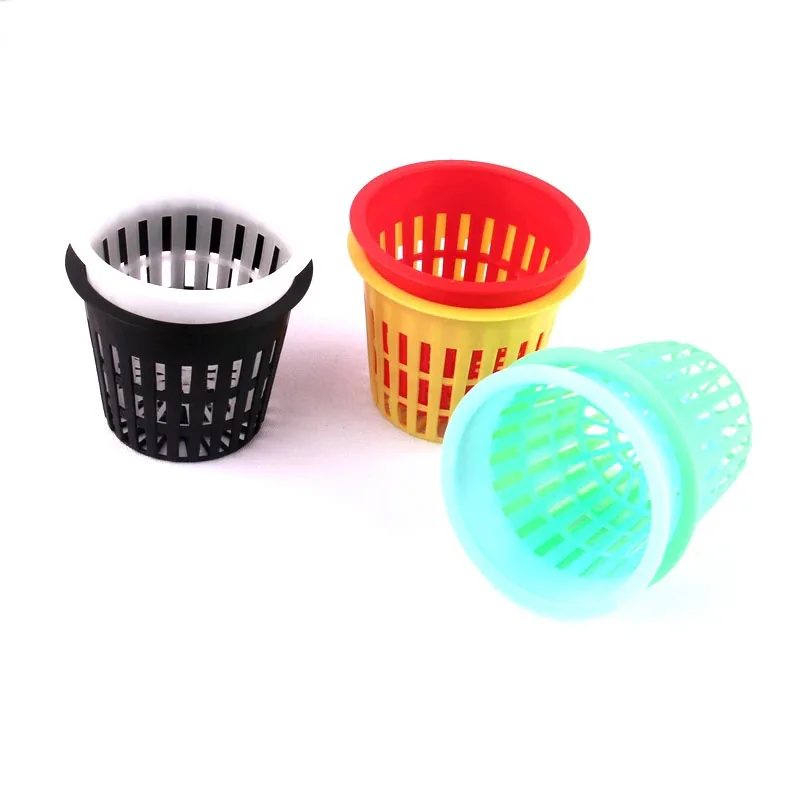 8pcs Dia71mm Plant Nursery Pots Net Cup Basket Hydroponics Mesh Pot Green Plant Germination Pot Garden Plants Vegetable Pots