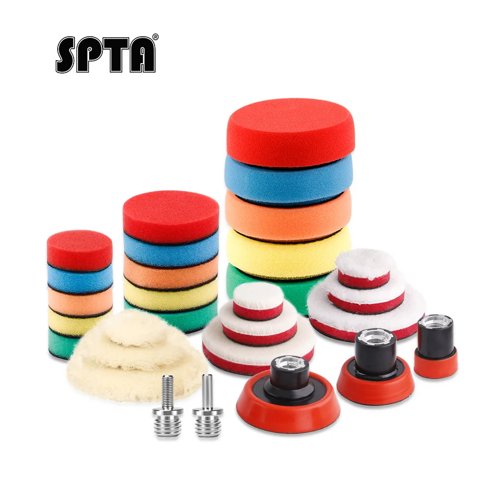 送料無料】スポンジパット, SPTA 5点125mm ポリッシャースポンジ