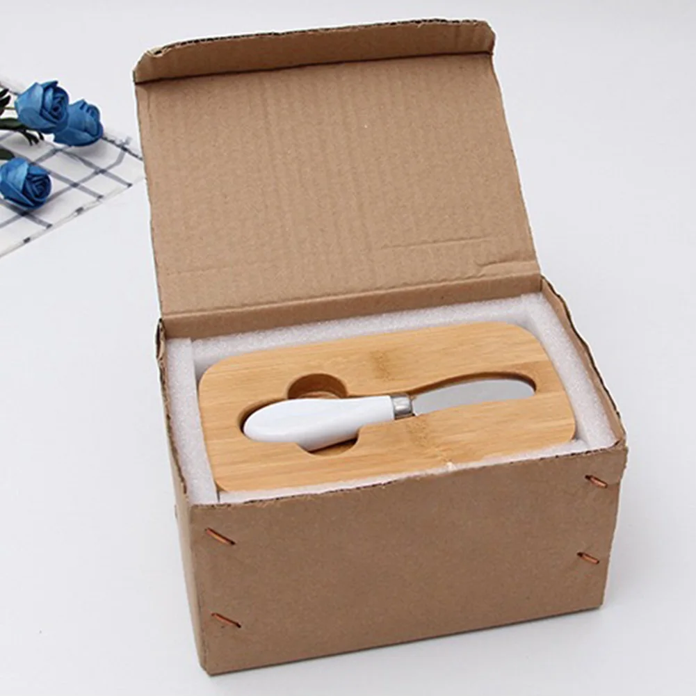 Nordic Butter Sealing Box Cheese Ceramic Storage Tray Sealing With Wood Lid Butter Box Dish