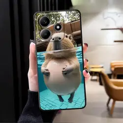 Cute Capybara Fun Phone Cover Case for Redmi Note 10 (Mix01)