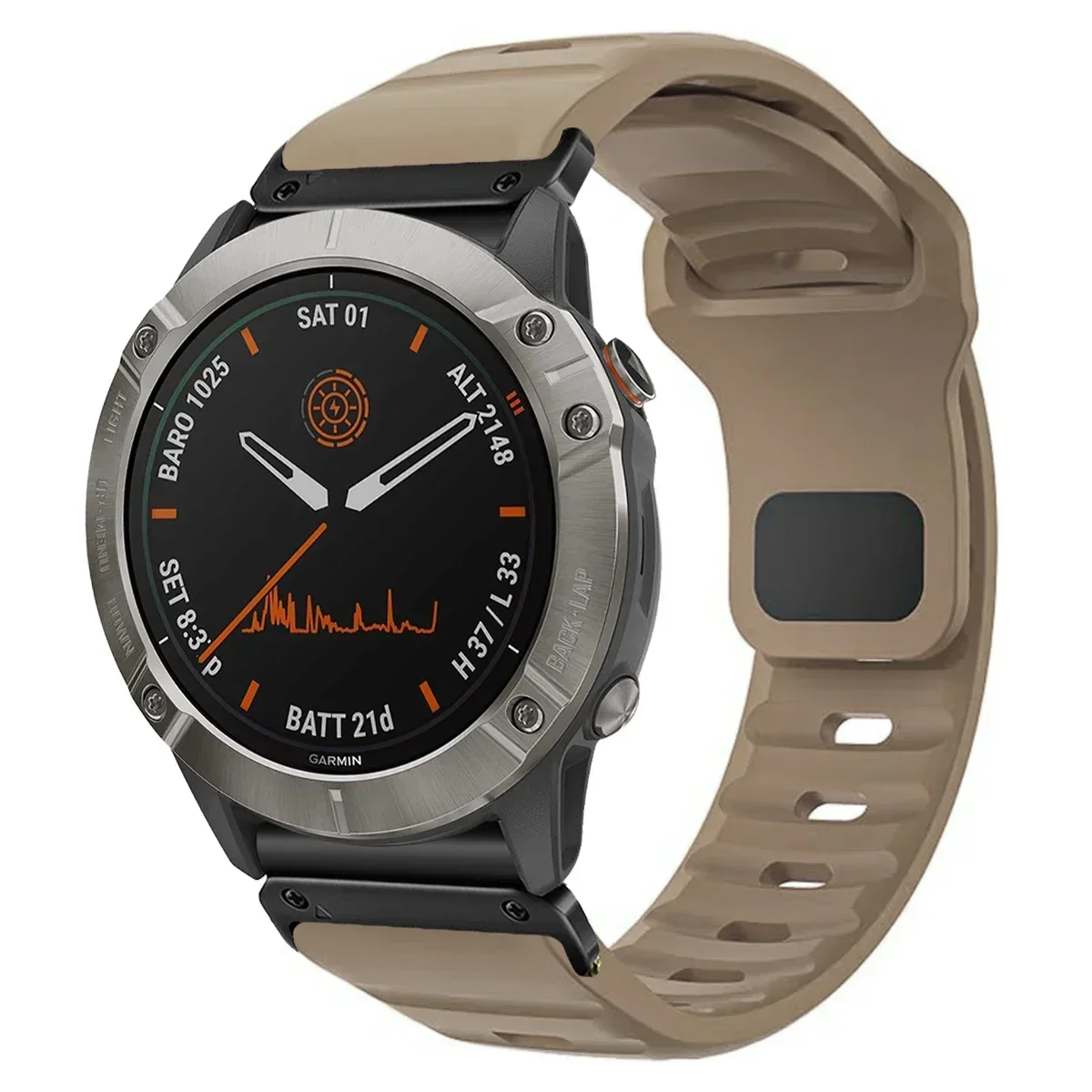 QuickFit Silicone No-Gap Watchband - Versatile 22mm & 26mm Strap