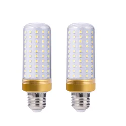 Pack of 1 or 2 - 30W LED Bulb, 6000K Cold White Light, E27 Base, Ideal - 2 pcs (Warm white light  2)