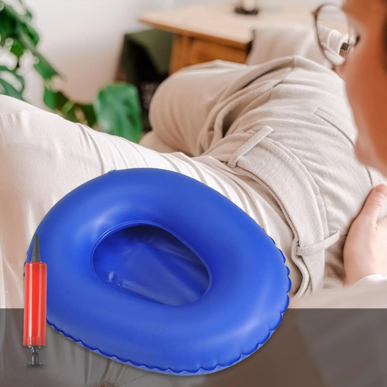 Bedpans Portable Anti Bedsore Bigger Reusable Cushions Stool Toilet for Bedridden Elderly Household Bathroom Patients Men Women 3