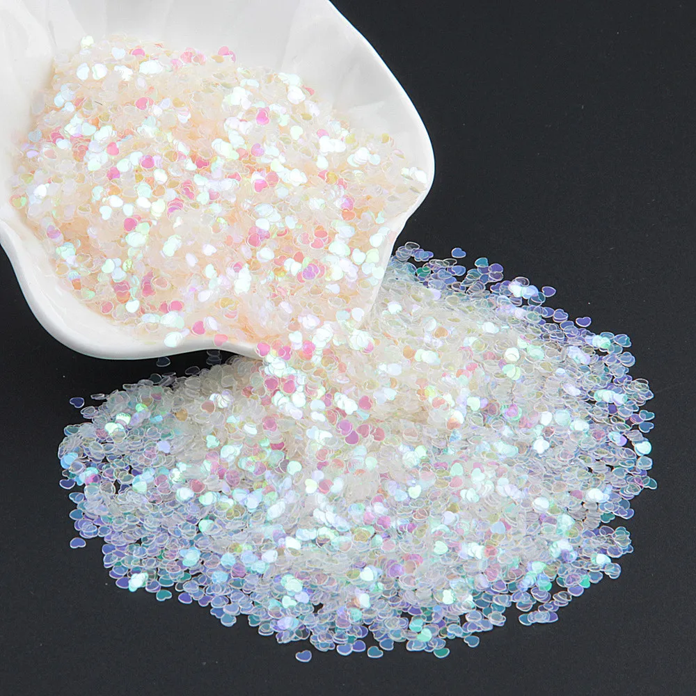 Transparente Pailletten 3mm-30mm Flache Runde PVC-Pailletten Lose Pailletten für Nagelkunst Nähen Basteln Hochzeitsdekoration Kleidungszubehör – Detail 6