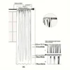 Window Screen Light-proof and Opaque Bedroom Bay Window 2025 New Love Modern Minimalist 1pc Small Butterfly Flower Embroidery 5