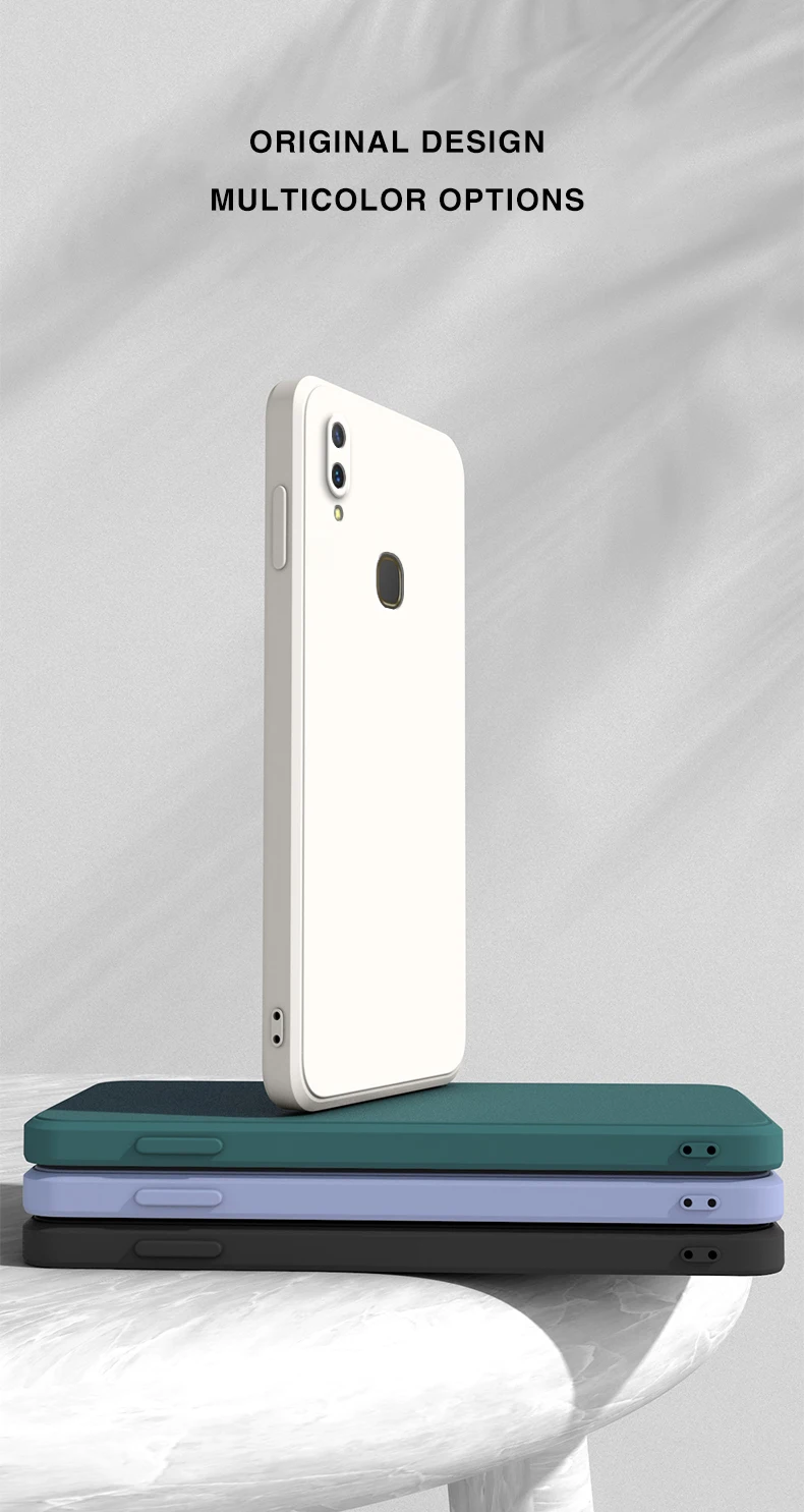 Coque quadratische Telefon hülle für xiaomi redmi note 5 6 7 8 8t 9 9s 10s 10 pro redmi 8 8a 9 9a 9c 10a 10c flüssige Silikon hülle – Detail 8