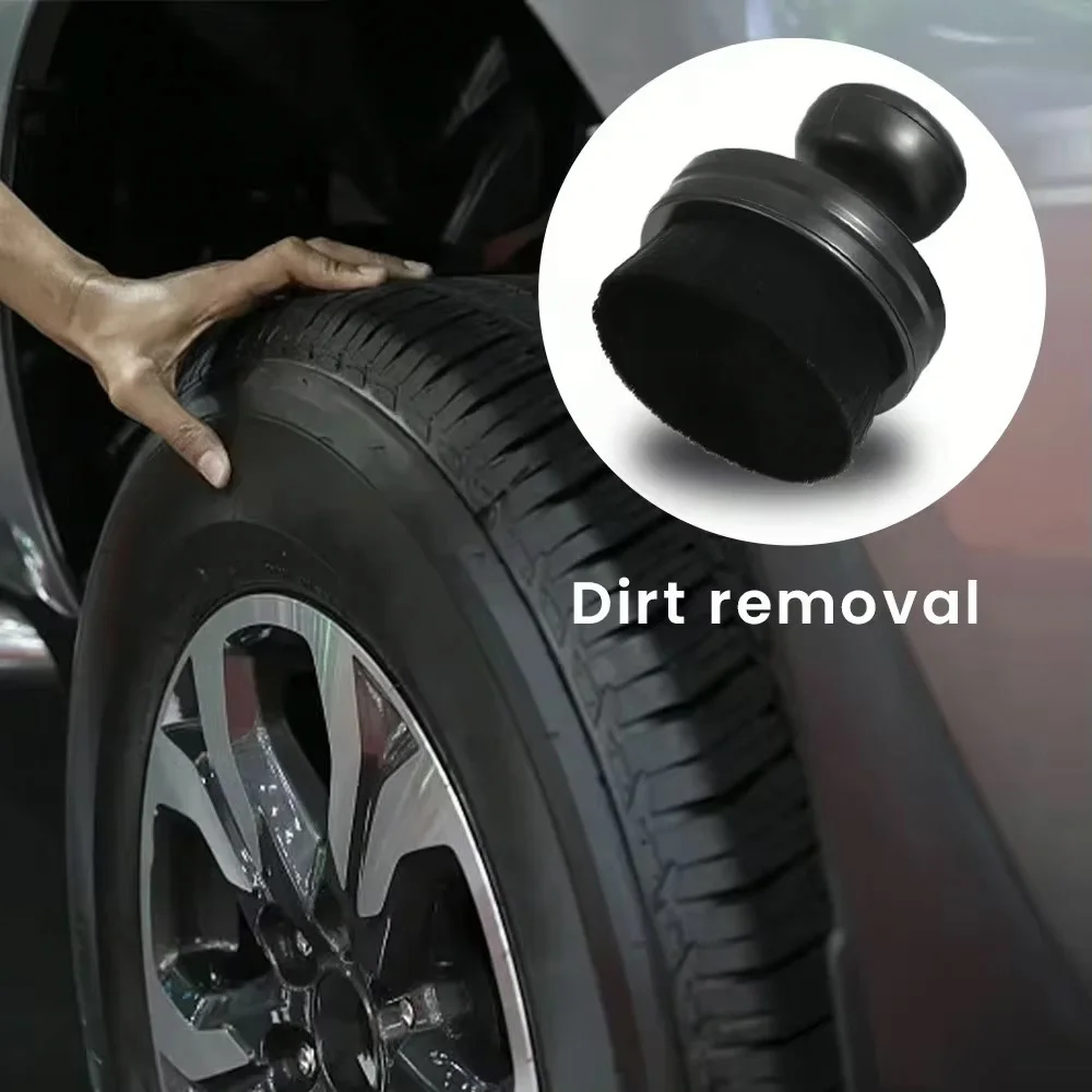Auto Detail Pinsel Auto Waschen Reifen Pinsel Weiche Detaillierung Pinsel mit Abdeckung Staub Entfernung Pinsel für Reinigung Reifen Dashboard – Detail 2