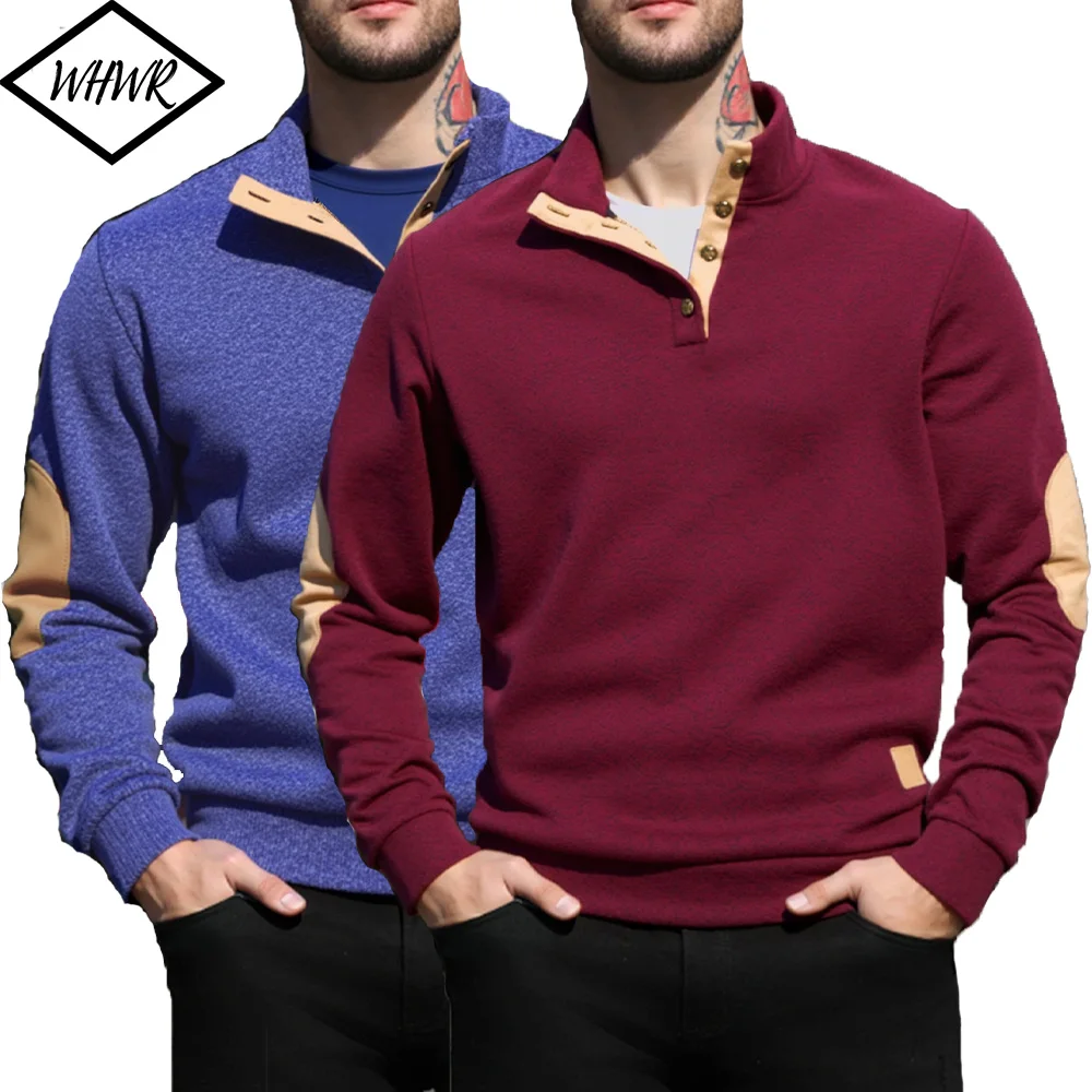 Mens Casual Long Sleeve Knitted Sweater Pullover