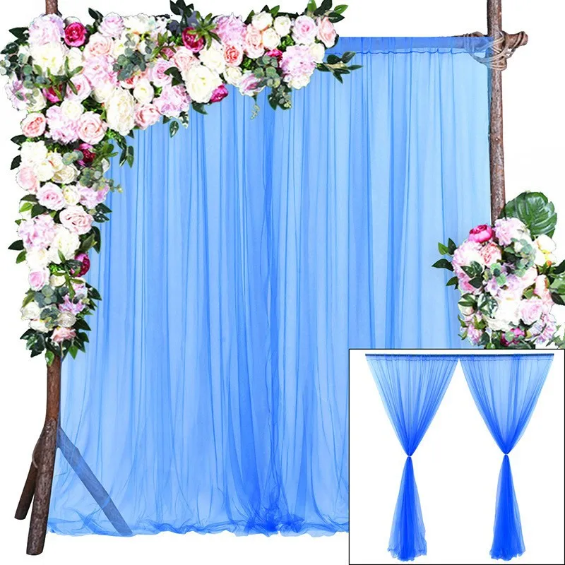 Wedding Backdrop Bridal Shower Tulle Backdrop Wedding Curtains