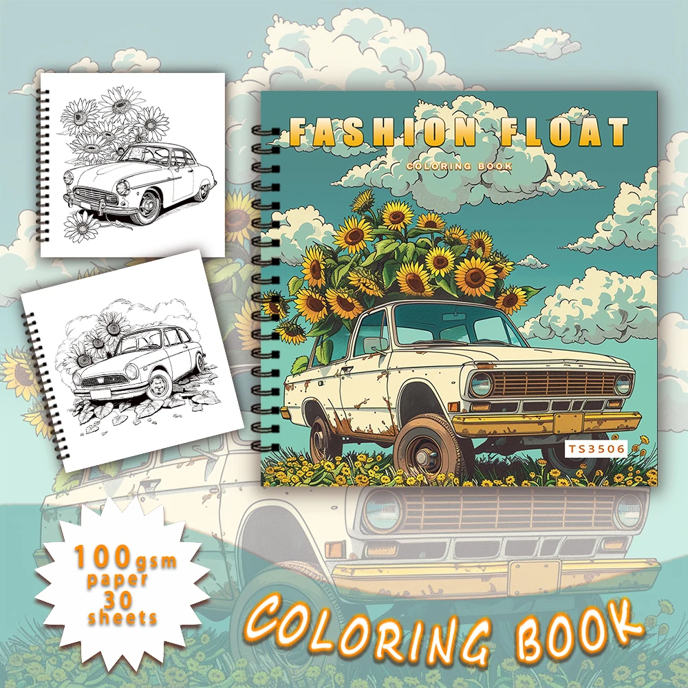 1pc, Teenagers Colouring Book 30 Sheets 8.3x 8.3in Suitable for Stress Reduction, Emotional Relaxation, Christmas Halloween 3