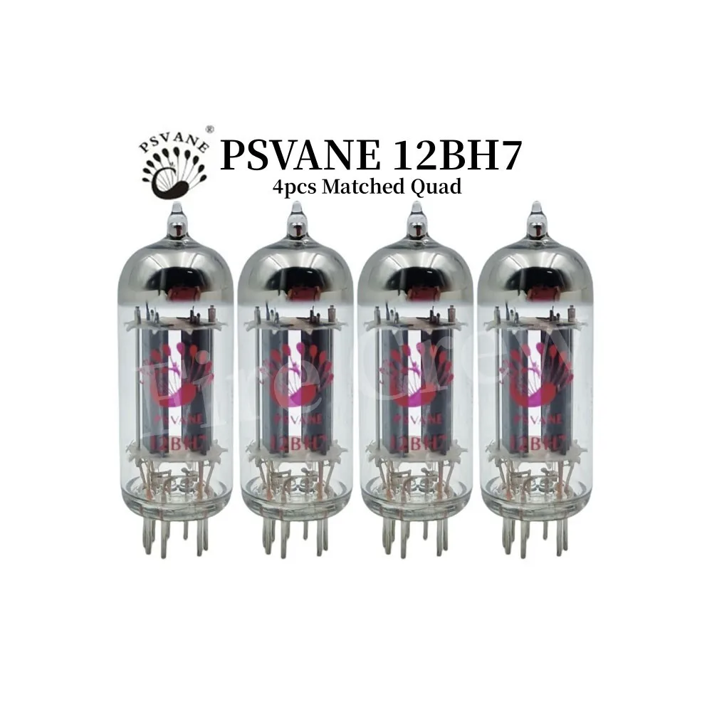 PSVANE 12BH7 Vacuum Tube Replaces 6N6 7119 12BH7A HIFI Audio Valve Electronic Tube Amplifier Audio Kit DIY Factory Matched Quad psvane cossor kt88 vacuum tube replaces el34 kt66 6550 6p3p kt120 kt100 kt77 hifi audio valve electronic tube amplifier kit diy