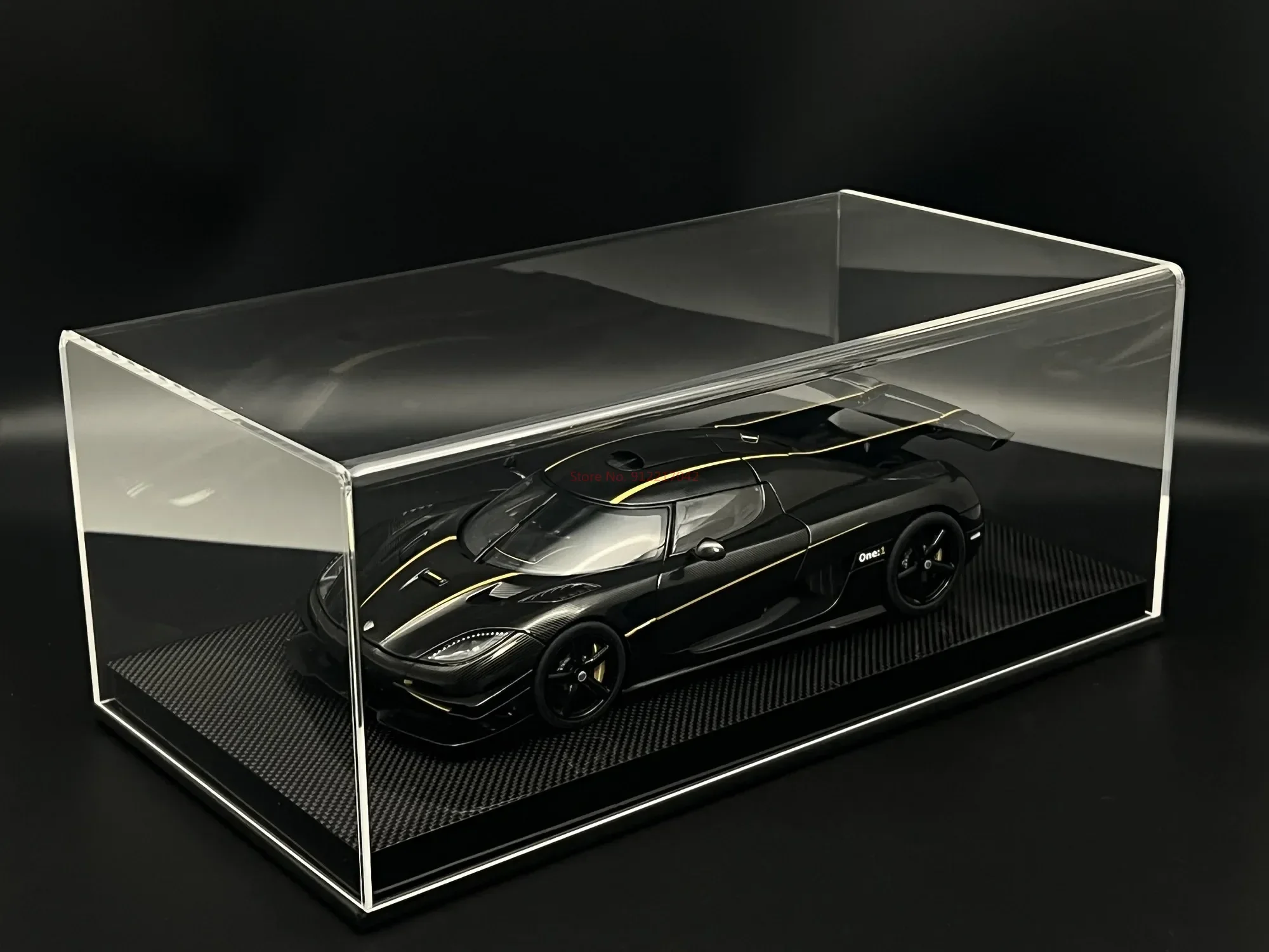 Geeignet für 1/18 Modell Auto Display Box Transparent Acryl Integral Forming Heißer Biegen Prozess Staubdicht Box Lagerung Box – Detail 7