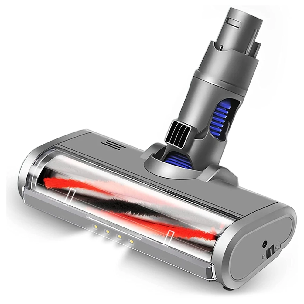 Электрическая турбороликовая щетка для Dyson V6 DC58 DC59 DC61 DC62, быстросъемная щетка со стандартными деталями для жестких напольных покрытий турбощетка turbo brush для dyson dc58 dc59 dc61 dc62 dc72 dc74 v6 v6 моторизованная