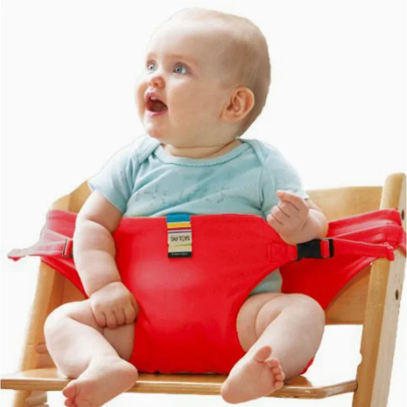 Cintura di Sicurezza Pieghevole e Portatile per Seggiolino Bambino, Cinghia per Pasti con Cintura di Sicurezza Fissa per Seggiolone - immagine 3