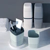 Portable Wash Cup Toothbrush Mouthwash Household Set Tooth Cylinder Toothpaste Storage Box 2