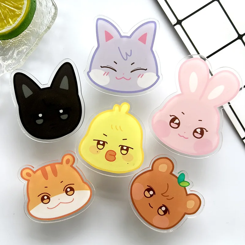 KPOP ATEEZ Cartoon Phone Socket Holder – Fan Accessories & Gifts