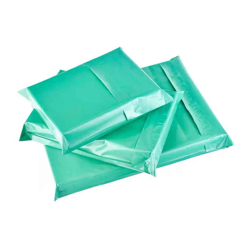 10Pcs 4 Sizes Green Shipping Bags 10 wire Plastic Mailing Envelopes Small Business Supplies Gift Packaging Courier Bag Pouches