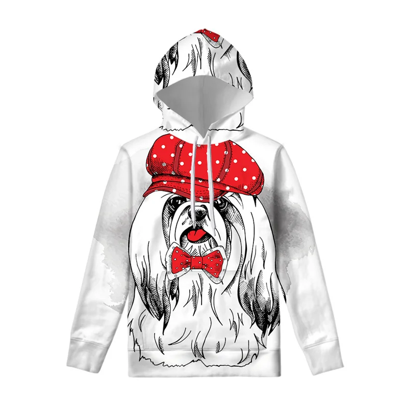 thumbnail image 1 of Sudadera con capucha con estampado de Yorkshire Terrier para hombre, estilo informal, con estampado 3D de animales y perros, jersey de manga larga a la moda, 1 of 4