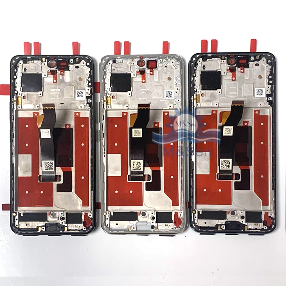 6.7 화웨이 명예 90 LCD REA-AN00 디스플레이 스크린 터치 패널 디지타이저 명예 90 LCD 화면 REA-NX9 프레임 용 기존 AMOLED