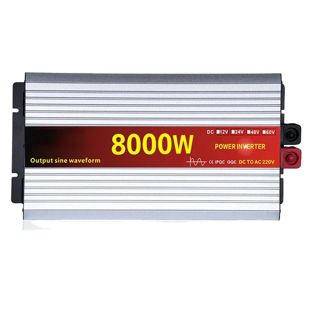Power Inverter A Onda Sinusoidale Pura 8000W Dc A Ac Inverter Per Auto 12V 220V Potenza Inverter 8Kw 24V 48V