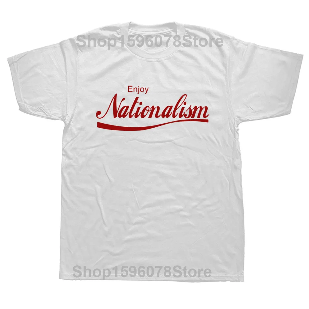 Lustige Genießen Nationalismus 'Nationalistische T Shirts Grafik Streetwear Kurzarm Oansatz Harajuku T-shirt Herren Kleidung – Detail 2