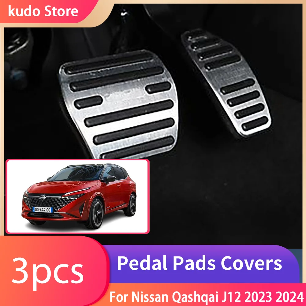 For Nissan Qashqai J12 2023 2024 Car Foot Pedals Stainless Steel Rest Brake  Accelerator Tray Pad Interior Acessorie Parts - AliExpress, image size:1000x1000