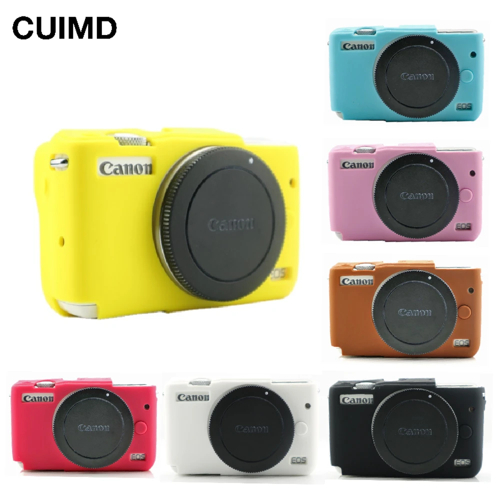 M10 Soft Silicone Rubber Camera Protective Body Cover Case Skin Camera Case Bag for Canon EOS M10 Leather Case Bag hiking camera backpack